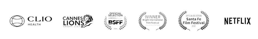 Clio Health, Cannes Lions, BSFF, Bright Film Festival, Santa Fe Film Festival, Netflix